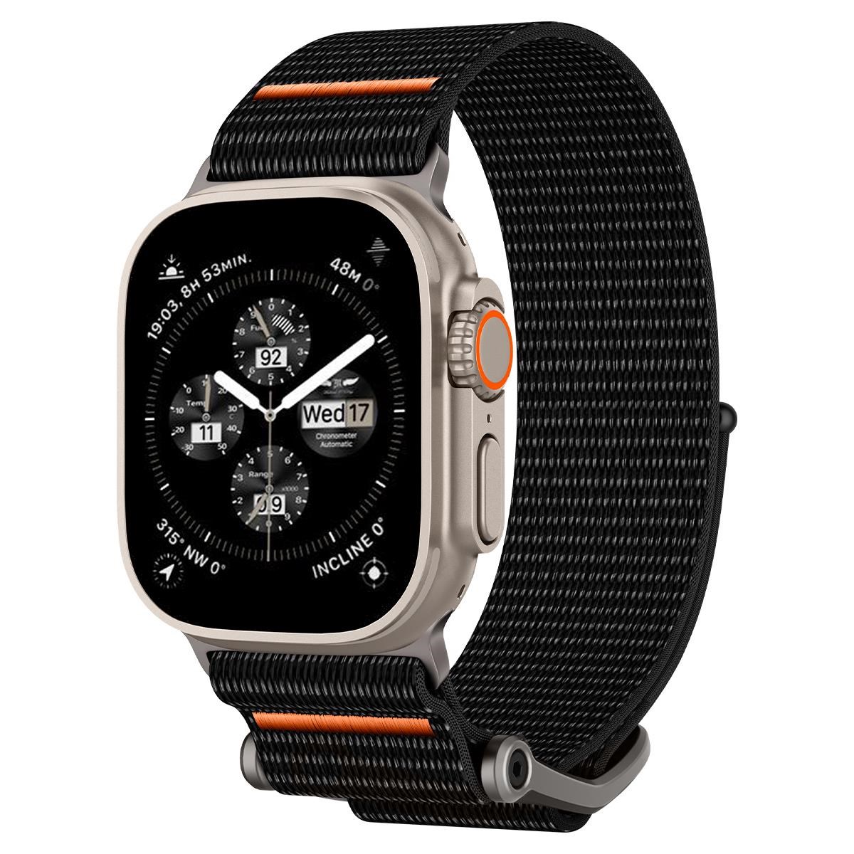 Spigen DuraPro Flex - black - Apple Watch 49mm/46mm/45mm/44mm Smartwatch Tilbehør AMP05981