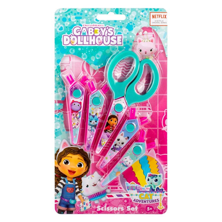 Canenco Gabbys Dollhouse Scissors with 5 Serrated Blades Hobby Artikler GD23264