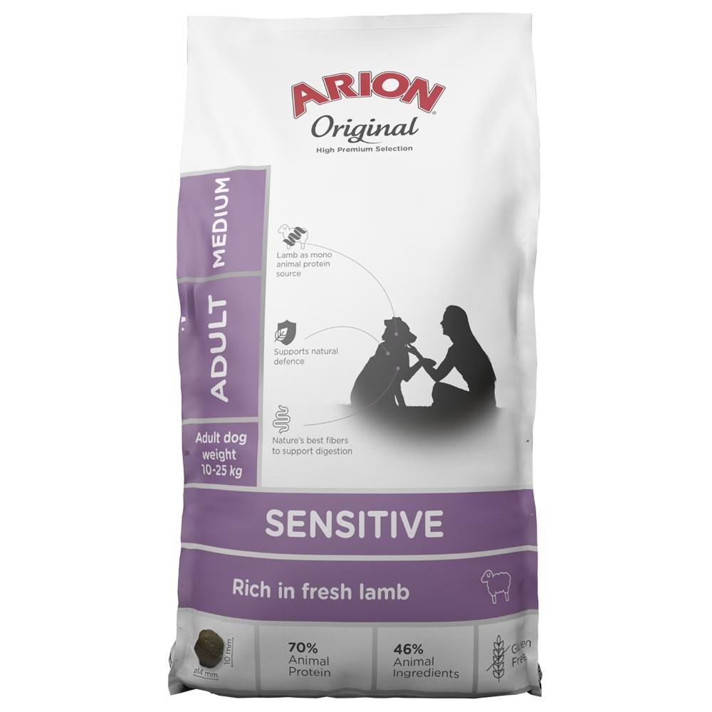 ARION original sensitive medium 12 kg Hundeudstyr 106078