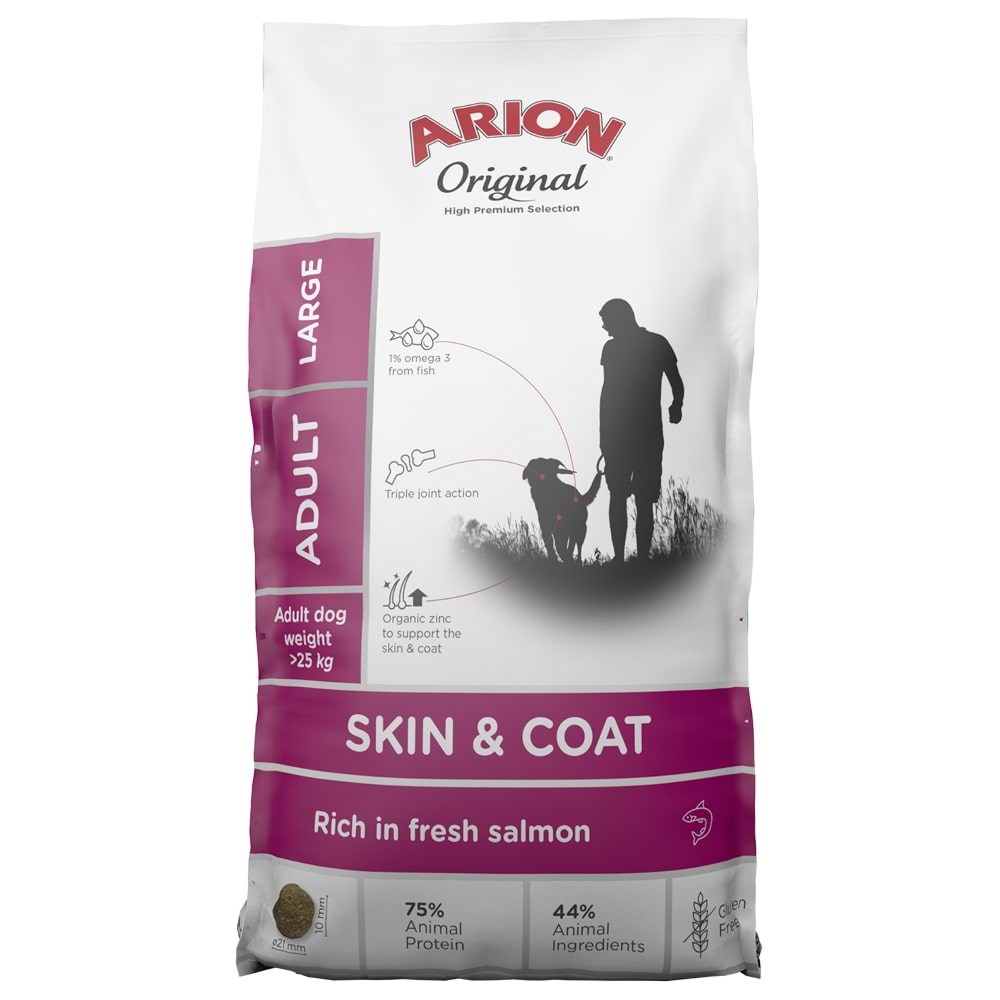 ARION original skin&coat large 12 kg Hundeudstyr 106068