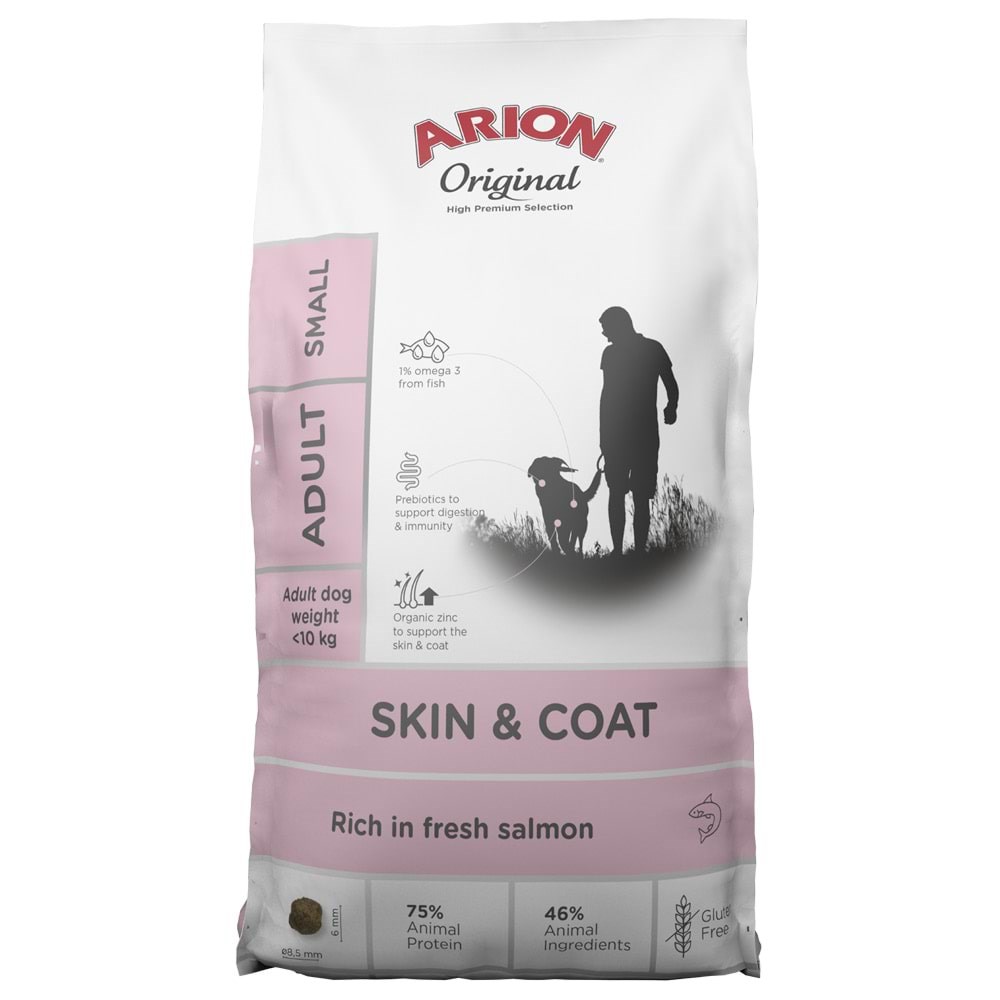 ARION Original Skin & Coat Adult Small Breed 2kg Hundeudstyr 106064