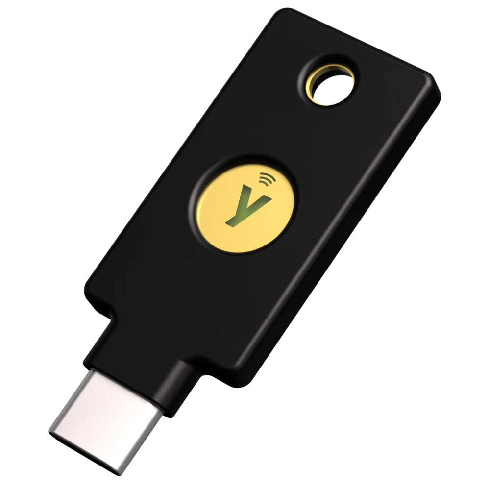 Yubico Security Key C NFC (USB-C) - Black - V. 5.71 Systemtilbehør 5060408465301