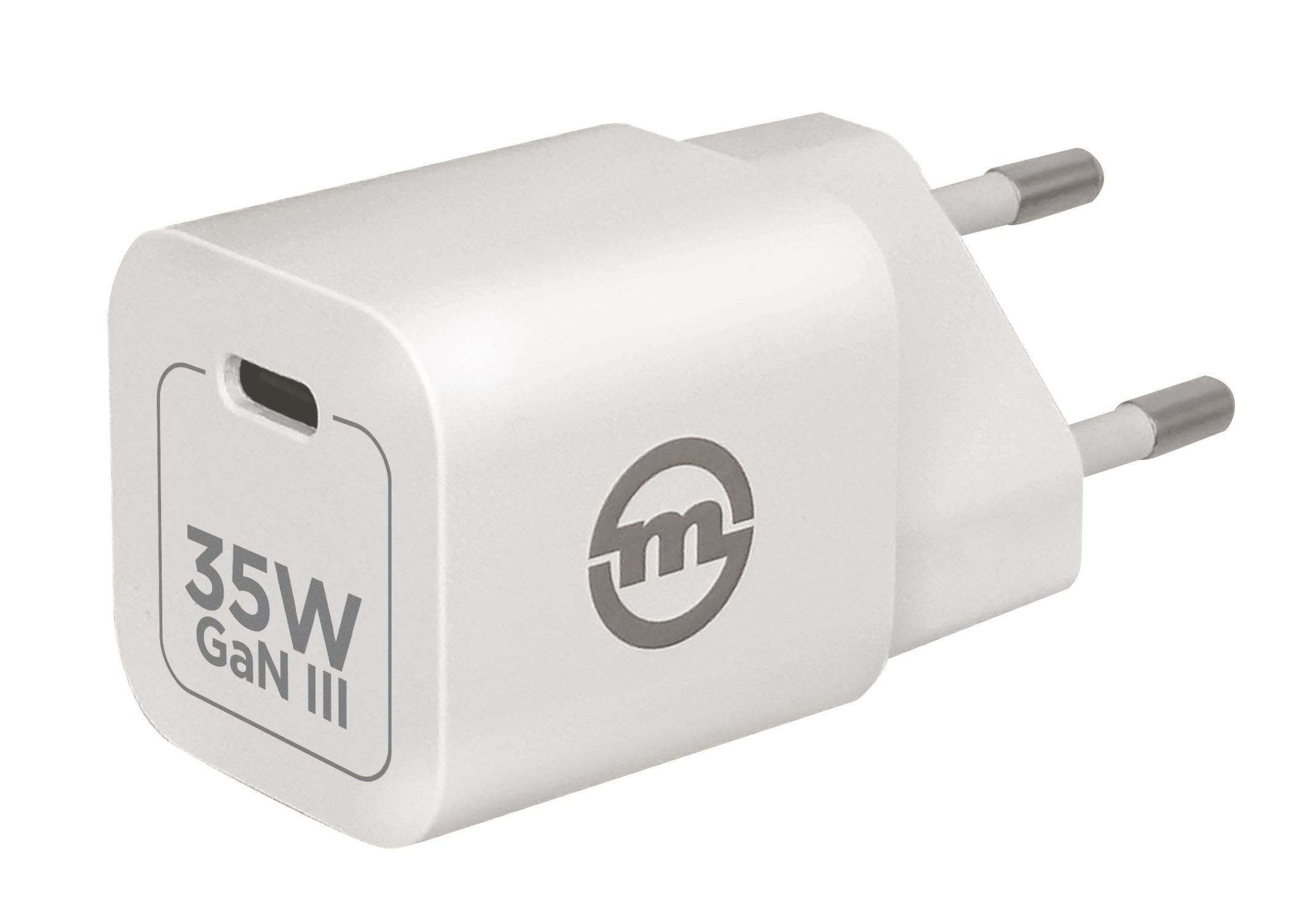 Mobile Origin 35W GaN III Super Charger Single USB-C - white Mobil Oplader GAN-35W-1C-WHT