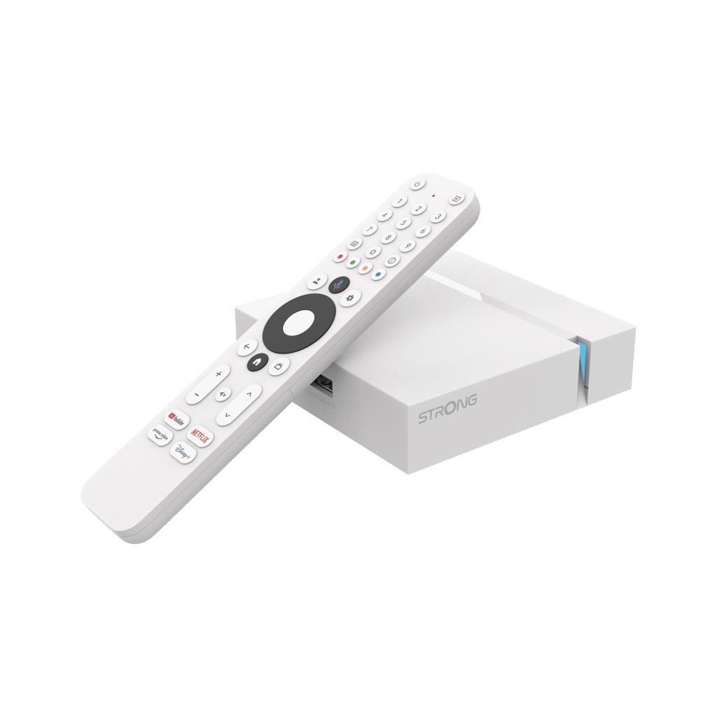 Strong LEAP-S3+ V2 - White - 4K - Google TV box - Dolby Vision Atmos Streamingenhed LEAP-S3+V2