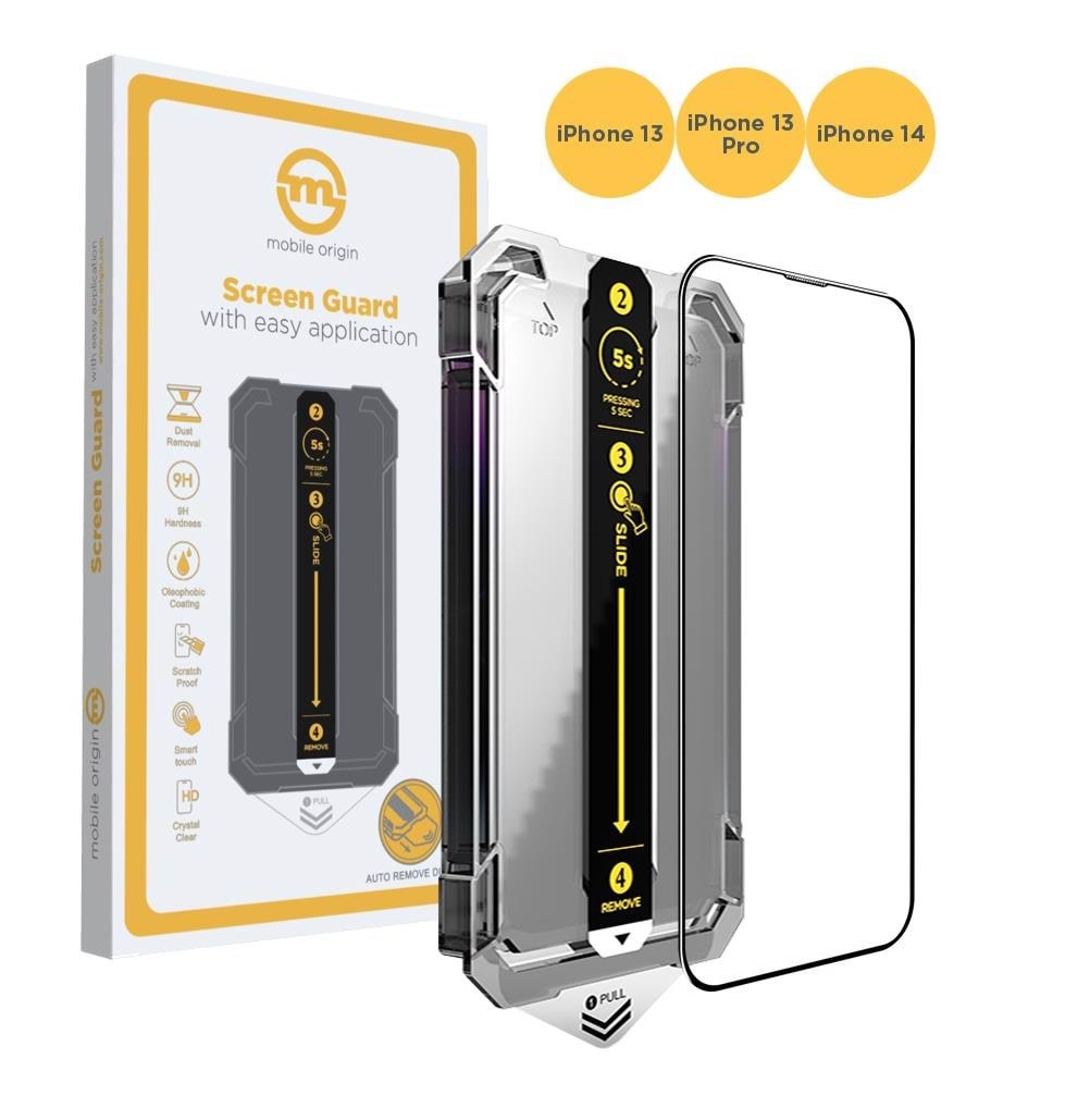 Mobile Origin Screen Guard iPhone 17e/16e/14/13/13 Pro with easy application