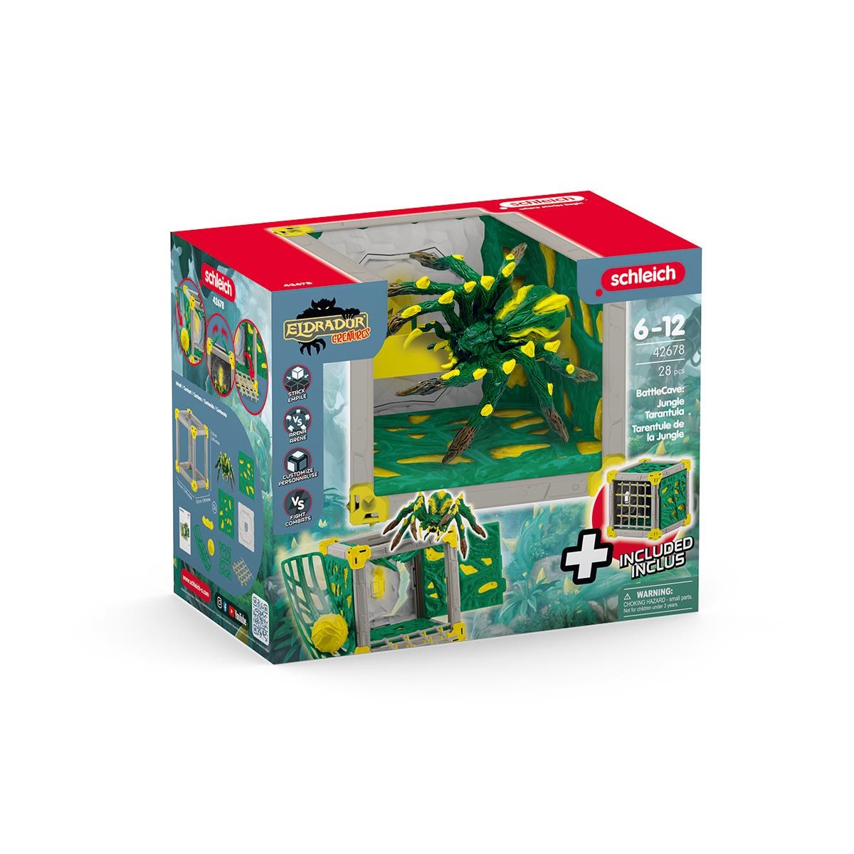 Schleich BattleCave Junglefugleedderkop Legetøj 42678