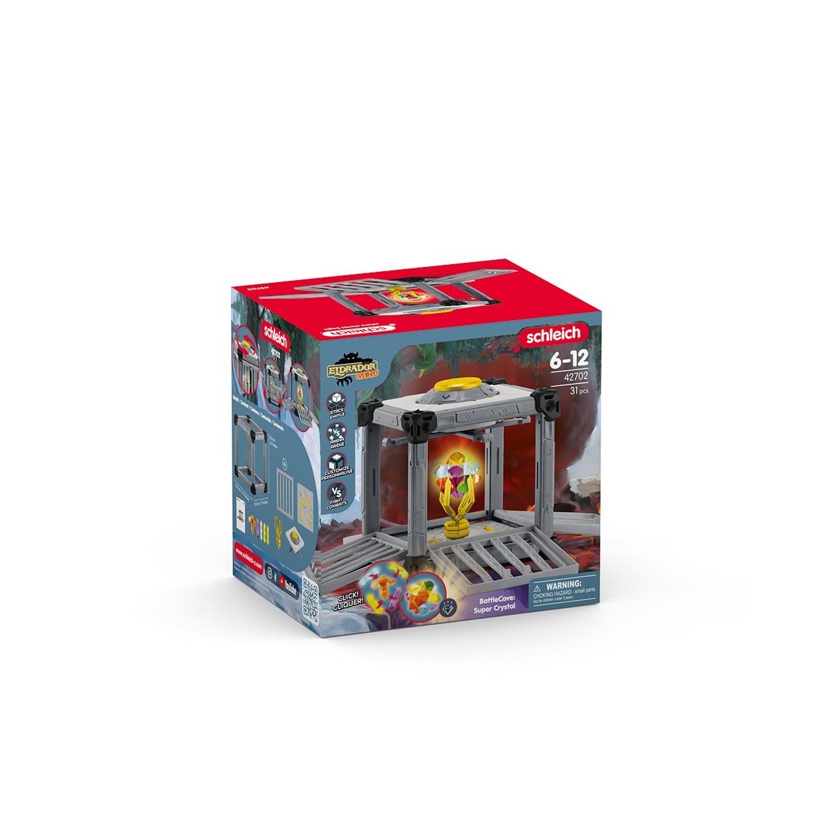 Schleich BattleCave Super krystaller Legetøj 42702