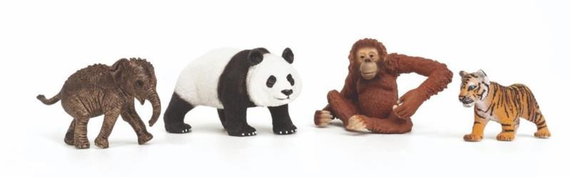 Schleich Wild Life "Asia" startsæt Legetøj 42736