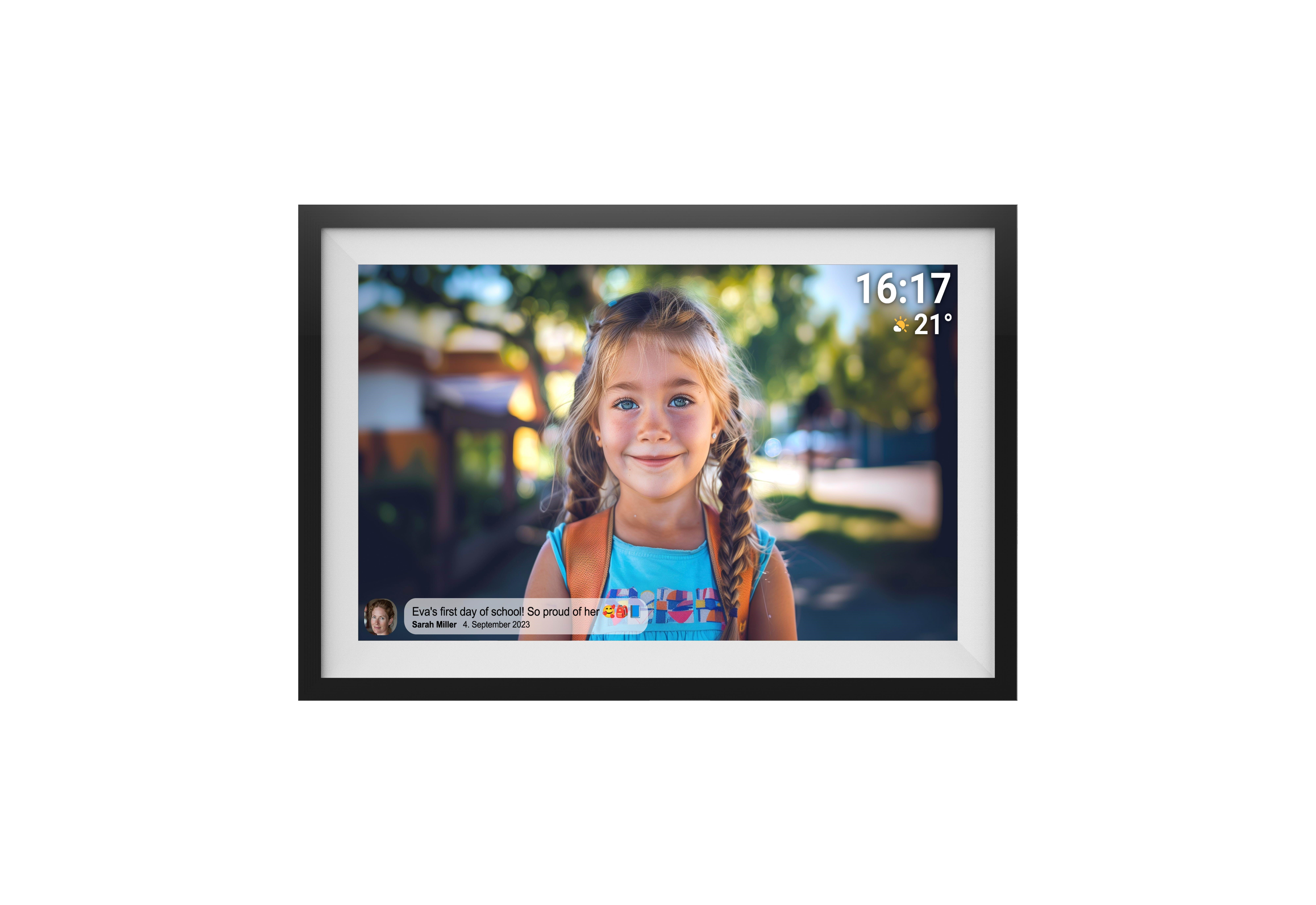 DENVER FRAMEO PFF-1516 - Black/White Digital Fotoramme