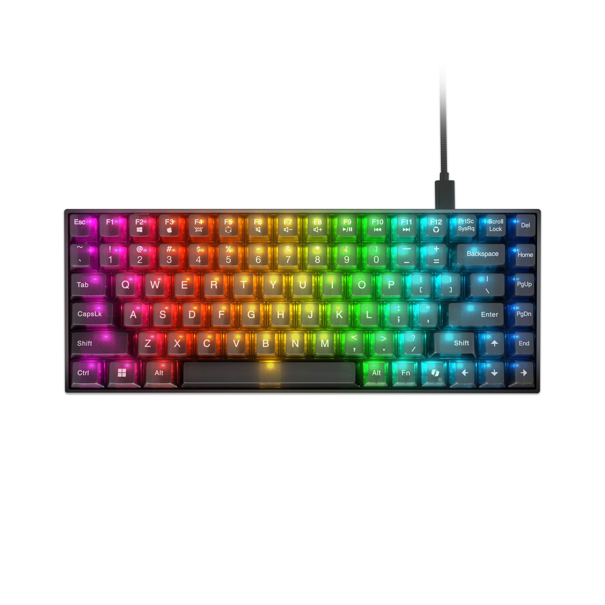 Lenovo Legion K510 Mechanical TKL Mini Pro - Gaming Tastatur - Nordisk - Sort
