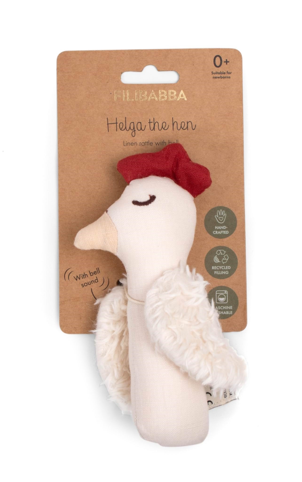 Filibabba Rangle - Høne Babylegetøj FI-02808