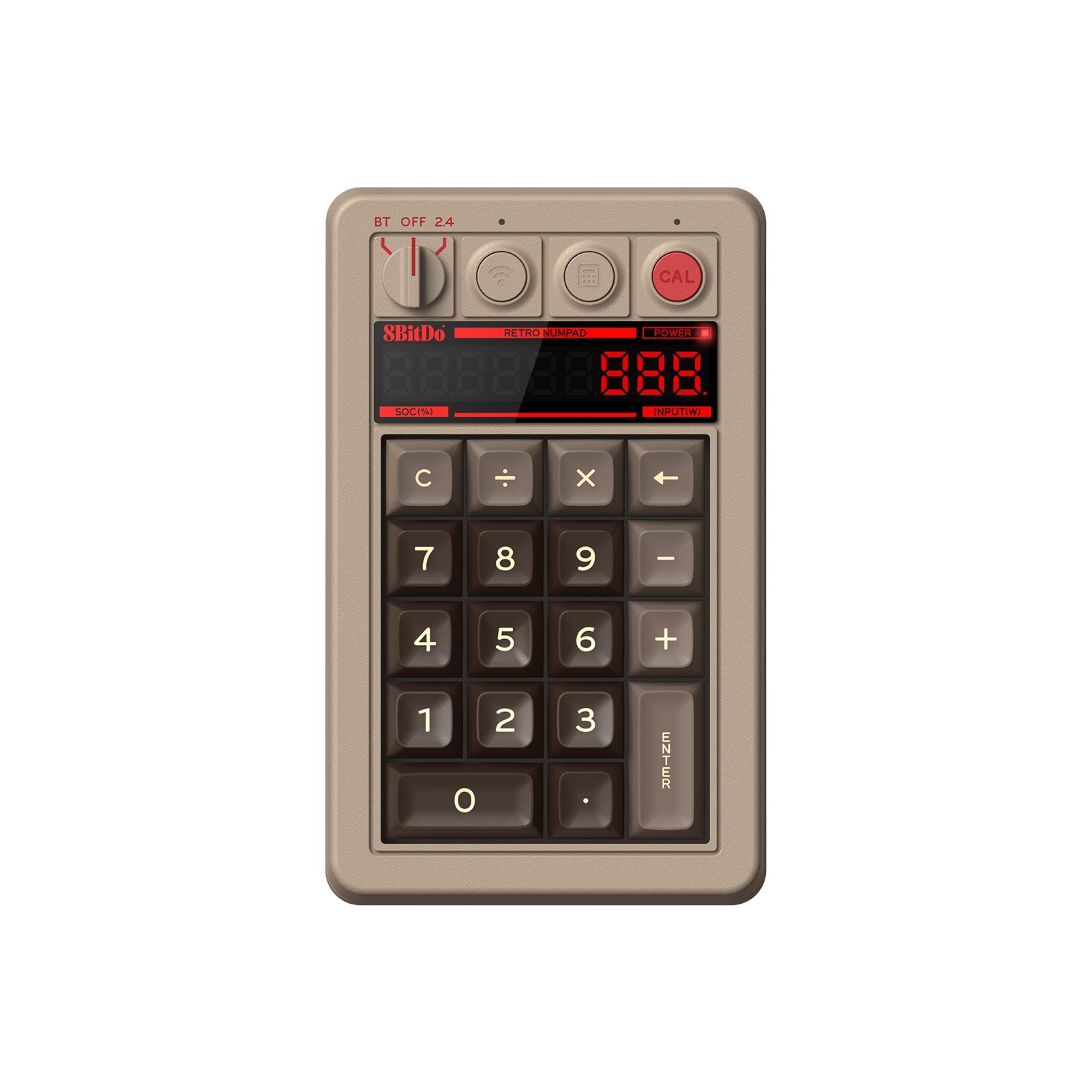 8BitDo Retro 18 Mechanical Numpad (C64 Edition) - Numpad Tastatur RET00464