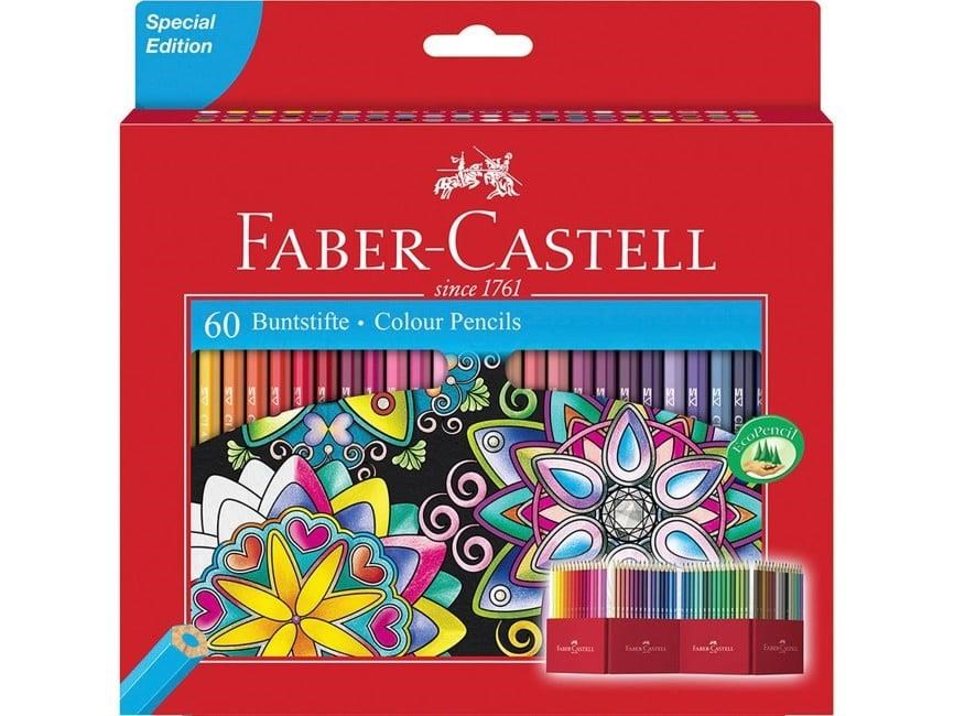 Faber-Castell Castle Colored pencils box of 60 pcs Tegneværktøj Farvet blyant 111260