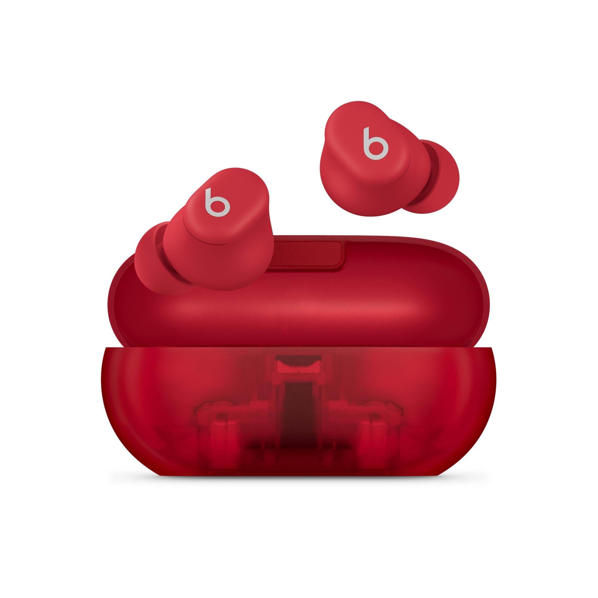 Apple Beats Solo Buds - True Wireless Earbuds - Transparent Red Hovedtelefoner Og Headset Rød MUW03DN/A