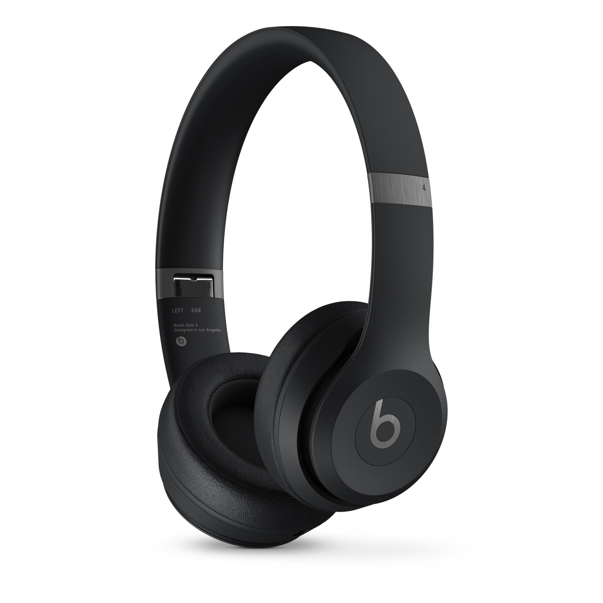 Apple Beats Solo4 Wireless Headphones - On-Ear Wireless Headphones - Matte Black