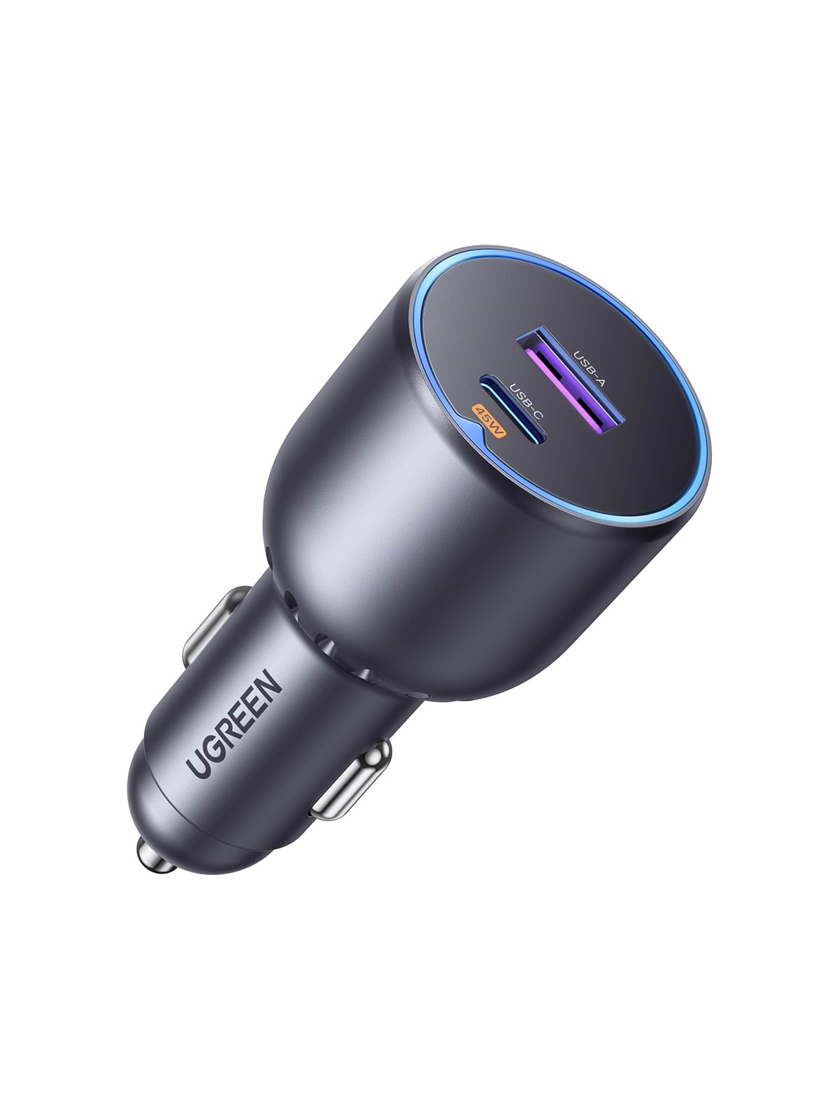 UGREEN 63w 2-Port Fast Car Charger Mobil Oplader 35023