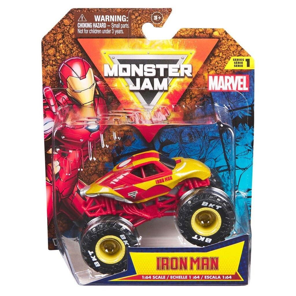 Monster Jam 1:64 Marvel Iron Man Legetøjsbil 6071332