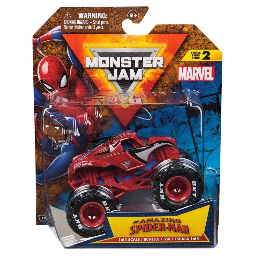 Monster Jam 1:64 Marvel Spider Man Legetøjsbil 6071945
