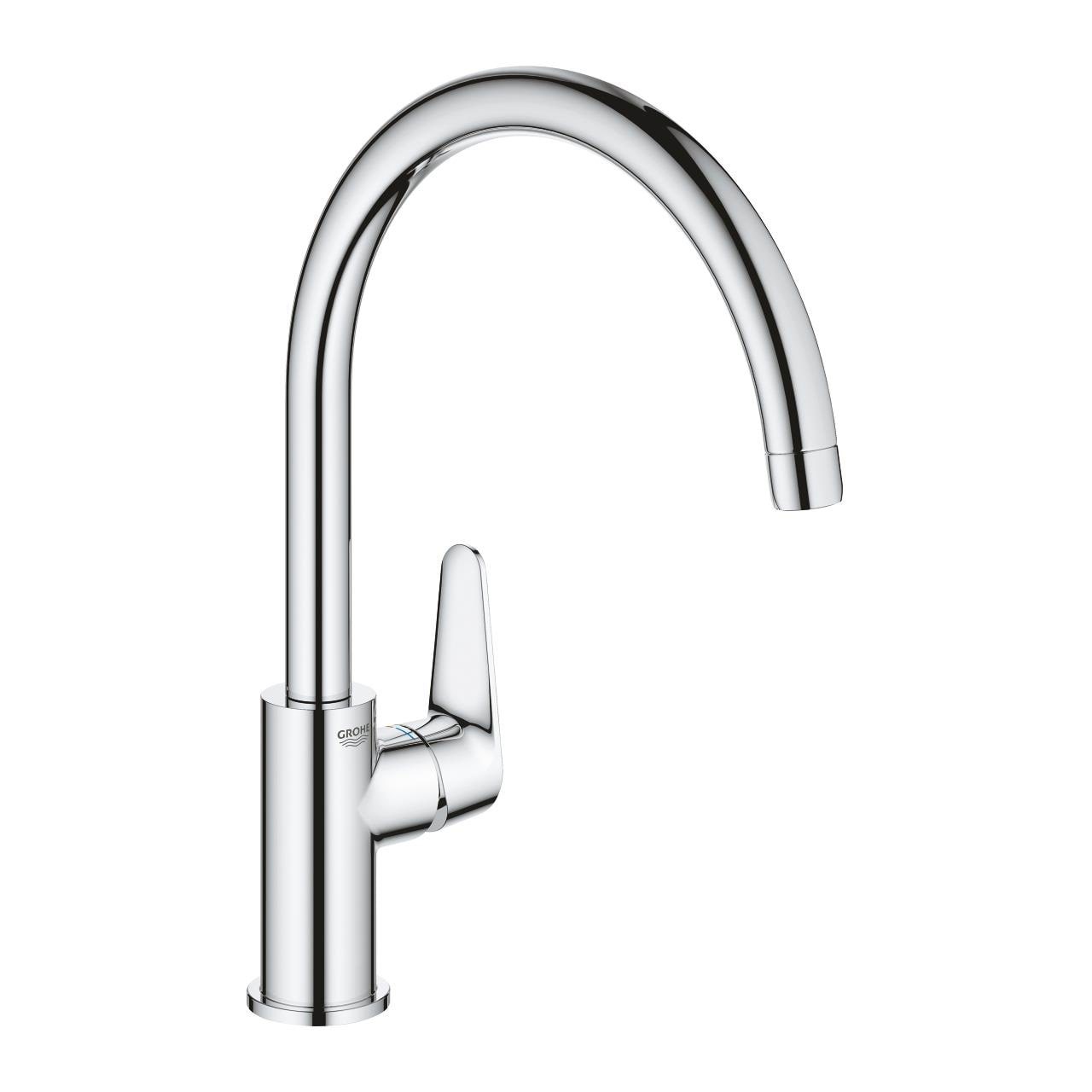 Grohe Start Curve Køkkenarmatur, C-tud, Krom Blandingsbatteri 31554001
