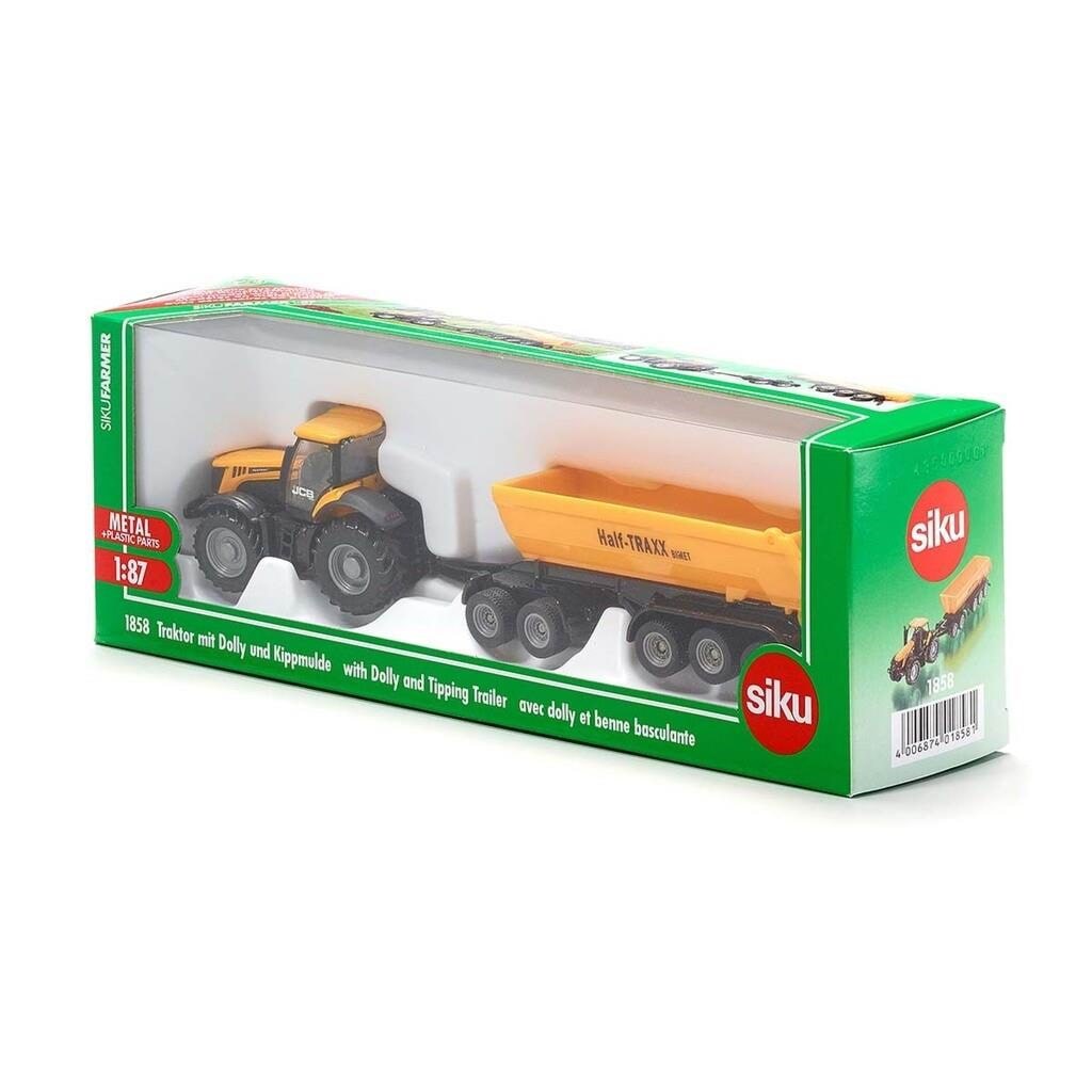 SIKU 1:87 JCB m Vogn & Tiptrailer Legetøjsbil 313-1858