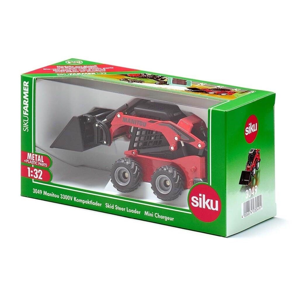 SIKU 1:32 Manitou 3300V Skridstyret Minilæsser Legetøjsbil 313-3049