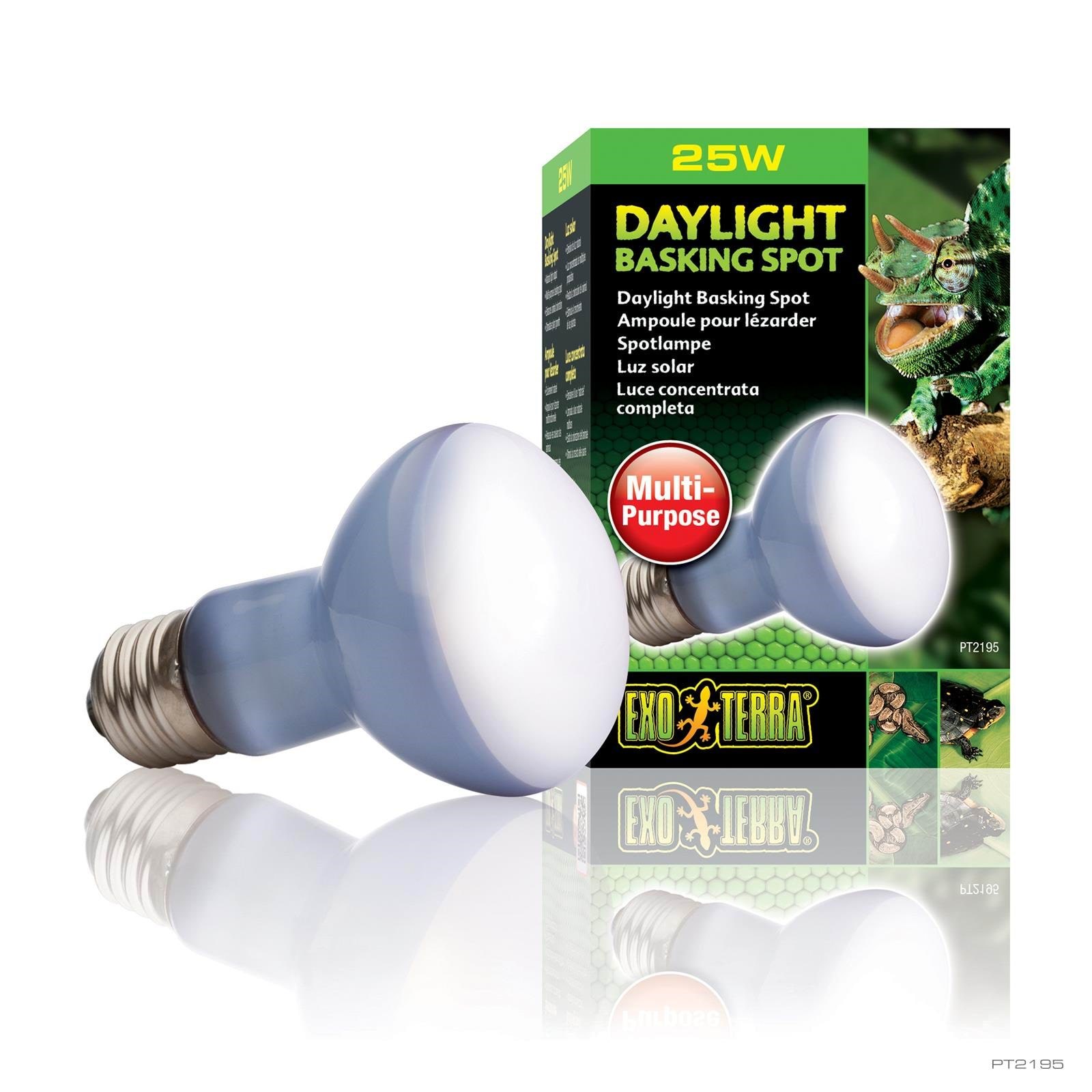 EXO TERRA SunGlo Daylight 25 w. Krybdyr Varmelamper Varmepaerer HPT2195