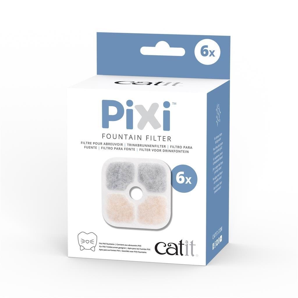 Catit PIXI Filter t/Drikkefontæne 6 pk. Katteudstyr H43722