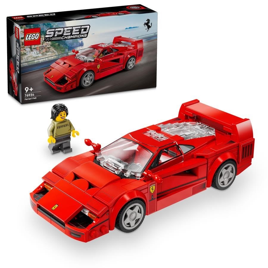 LEGO Speed Champions 76934 Ferrari F40-superbil byggesæt 9+ år