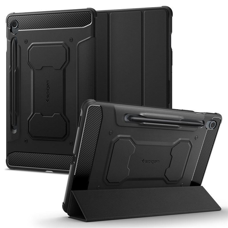 Spigen Rugged Armor Pro - black - Samsung Galaxy Tab S9 FE 2023 Tablet Cover ACS06857