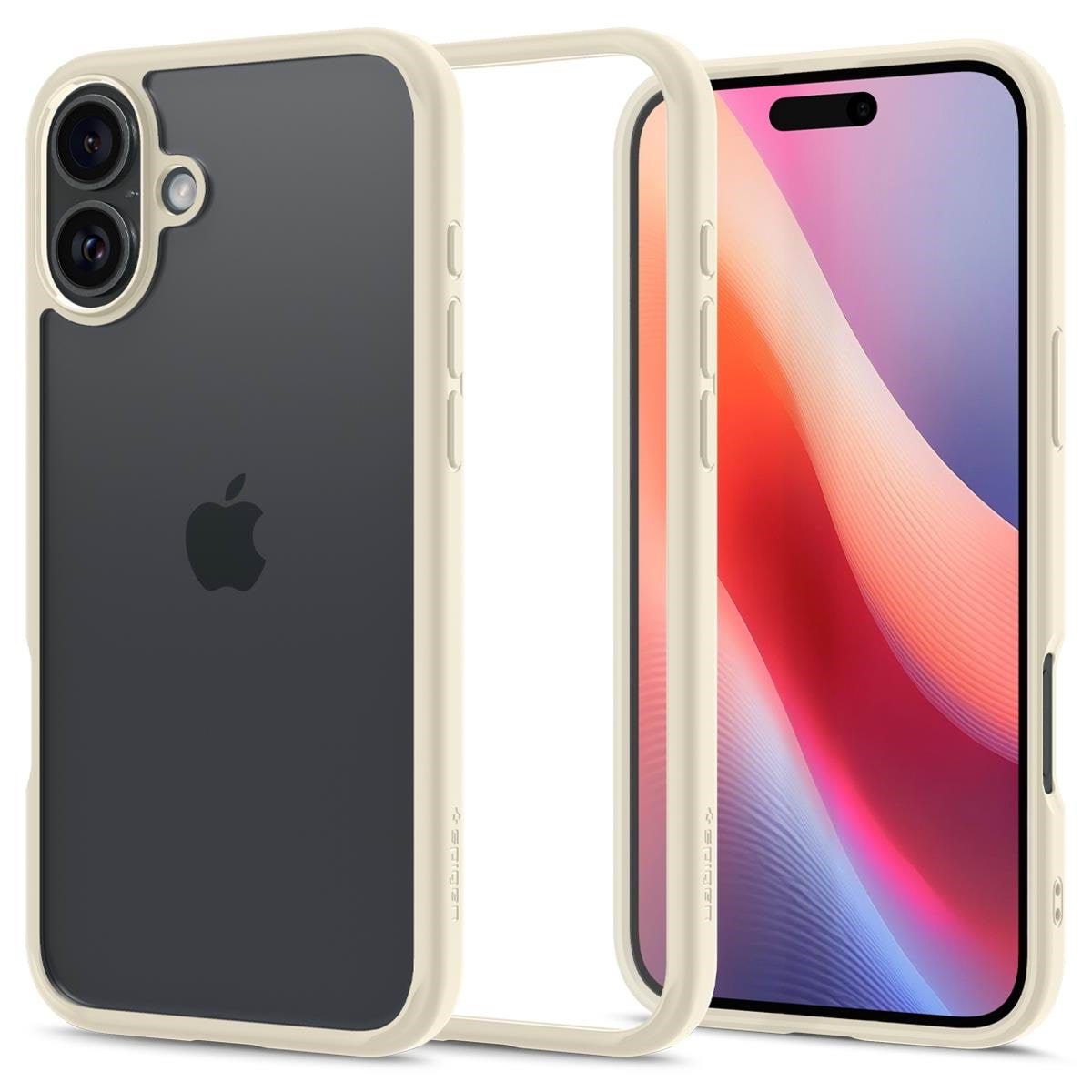 Spigen Ultra Hybrid - mute beige - iPhone 16 Plus Mobilcover ACS08073