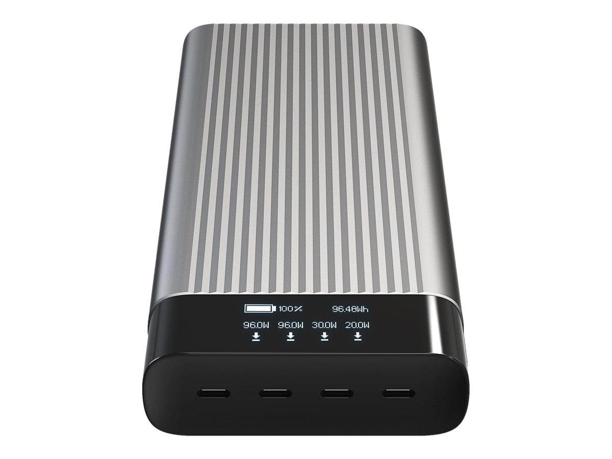 Hyper Juice HJ245B power bank - 4 x USB-C - 245 Watt - 27000 mAh Powerbank Sort