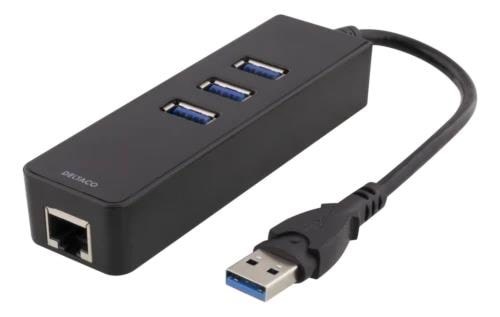 Deltaco USB 3.0 Network Adapter Netværksadapter Y-3045