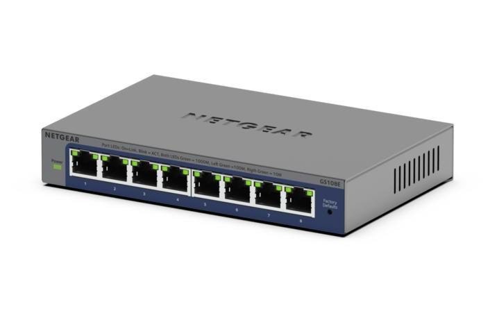 Netgear GS108Ev4 8-Port Gigabit Plus Switch Switch GS108E-400EUS
