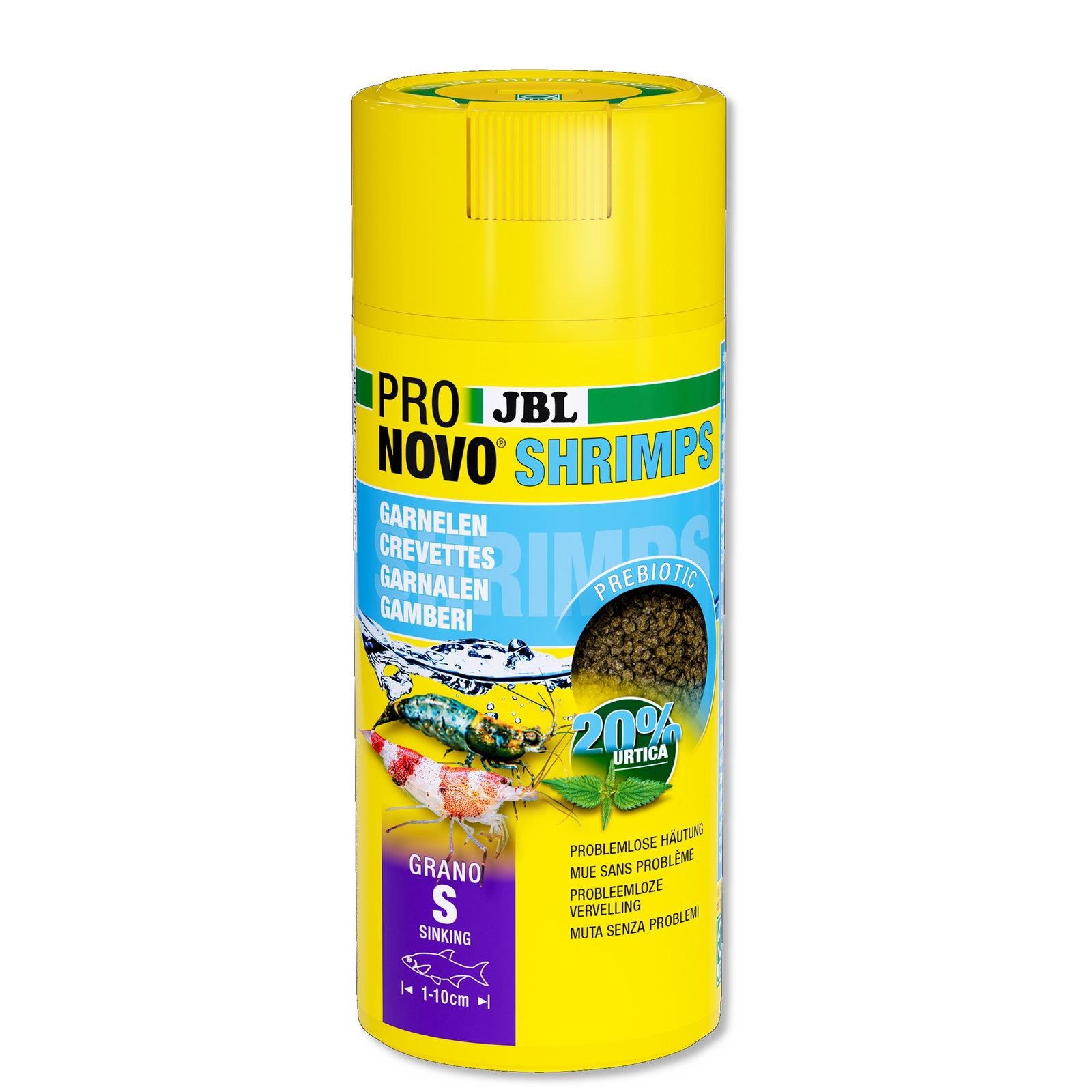 JBL Aqua PRONovo SHRIMPS GRANO M 250 ml. CLICK Fisk 3156300