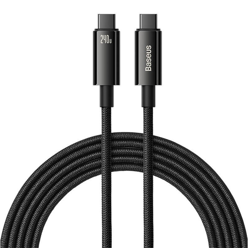 Baseus USB-C to USB-C cable Tungsten Gold 240W 3m Usb Kabel Sort CAWJ040201