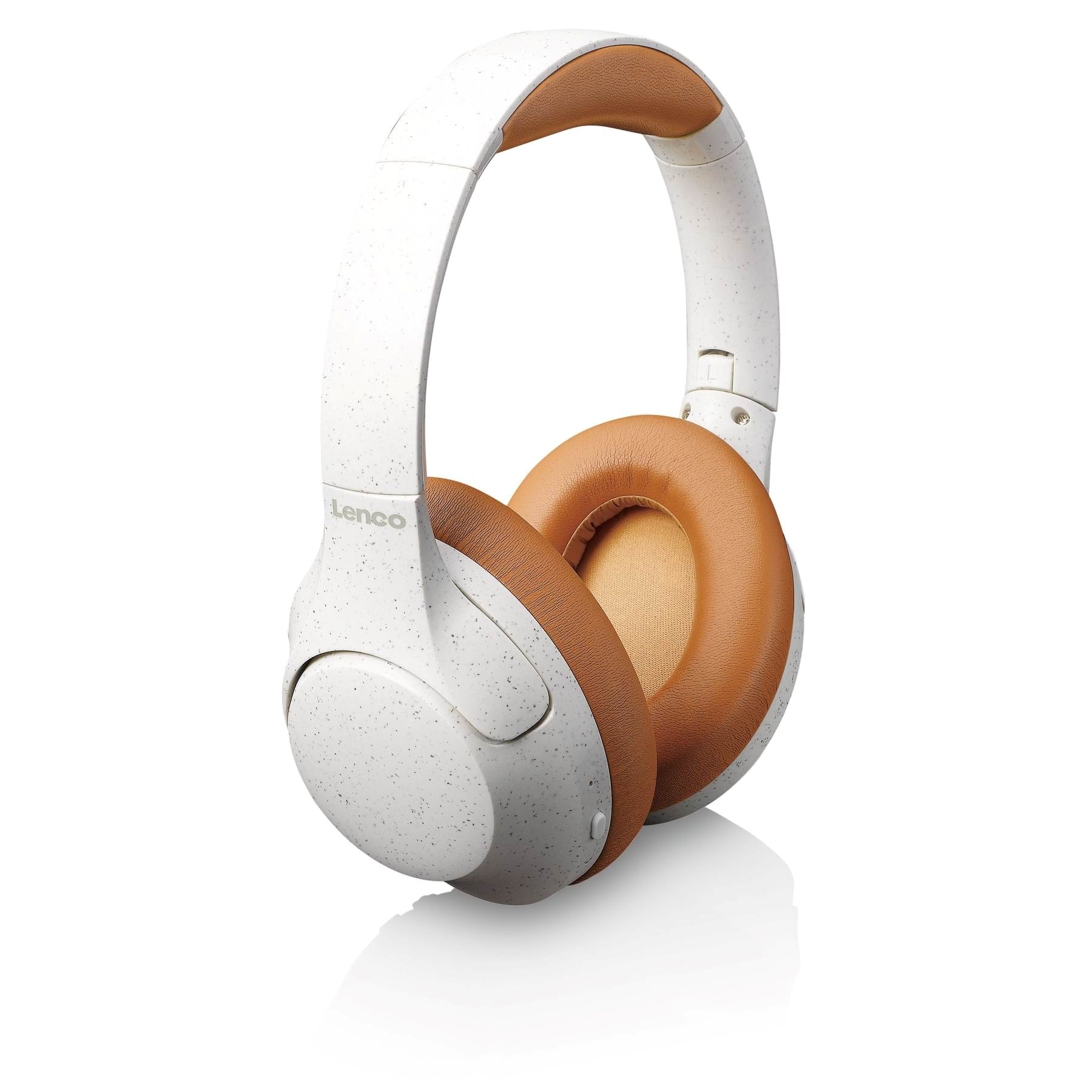 Lenco HPB-830GY - Wireless Bluetooth Headphones with Active Noise Cancelling and built-in microphones - Grey/White Hovedtelefoner Og Headset Grå