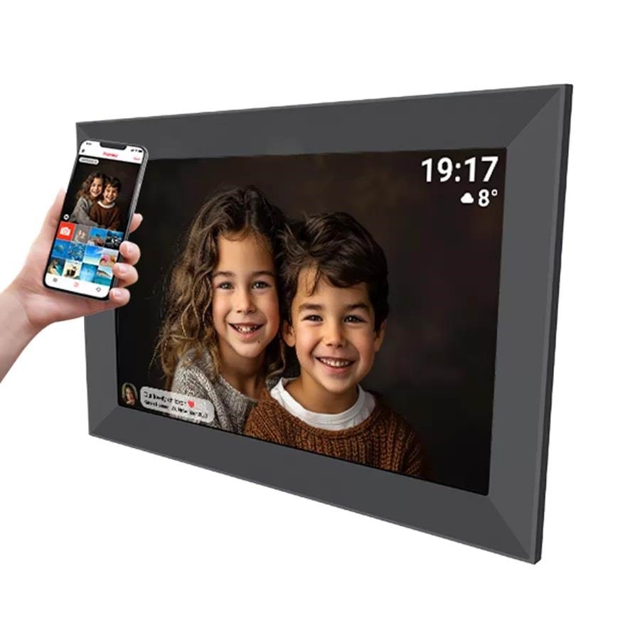 DENVER FRAMEO PFF-1012B - Black Digital Fotoramme