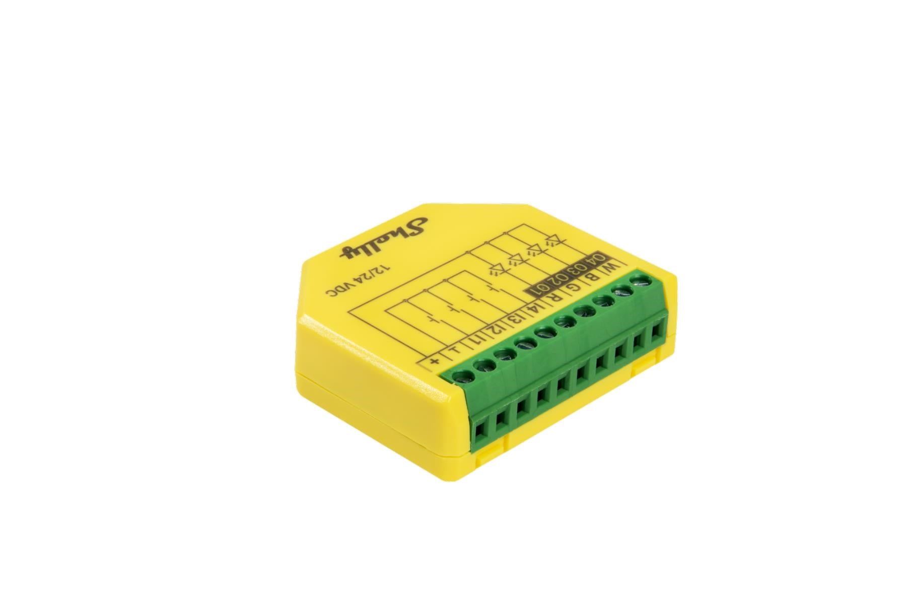 Shelly Plus RGBW PM - WiFI 12/24V control Smart Home Shelly_Plus_RGBW_PM