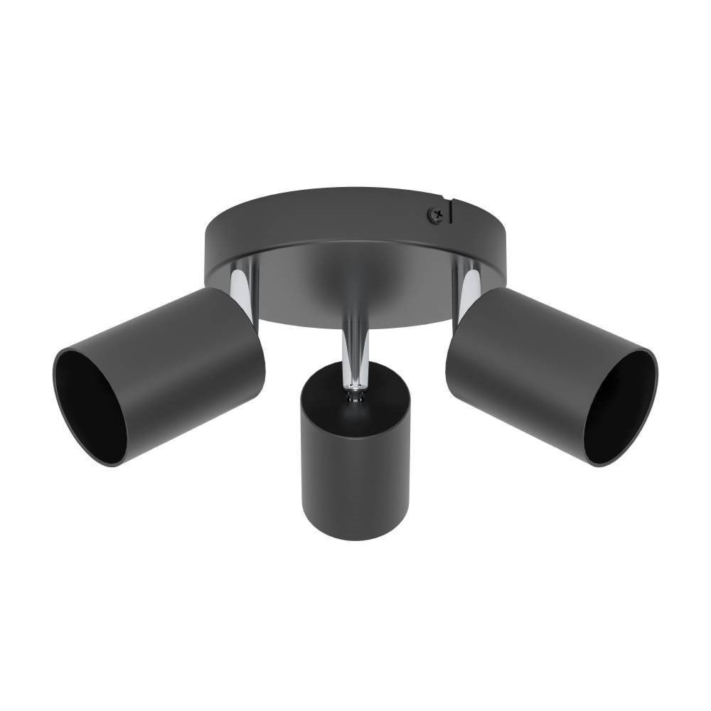 EGLO RESICO-E spot rondel Ø140 3xGU10, sort Lampe 74008