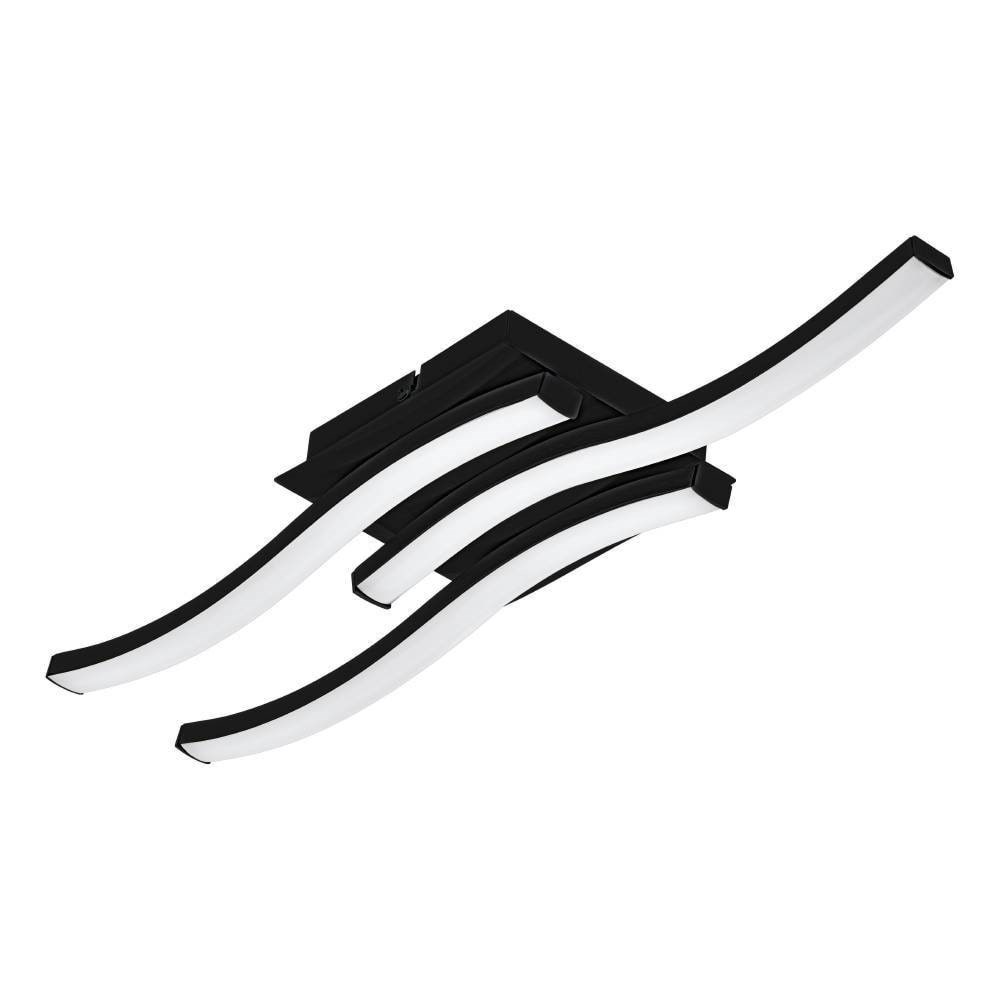 EGLO Cabezas-E væg/loftlampe 435x110 mm, sort Lampe 74043