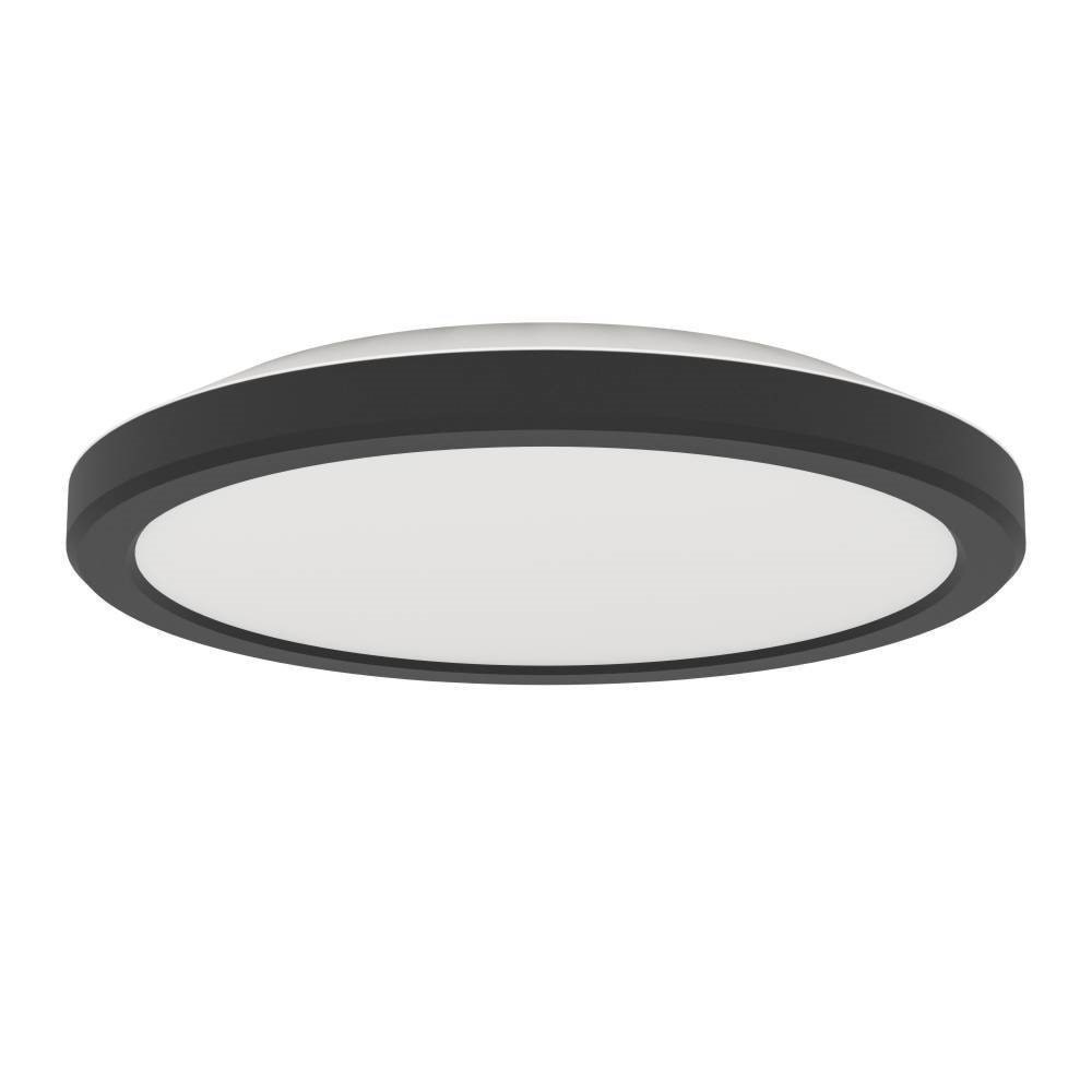 EGLO TESTARA-E plafond Ø211 10,8W 1350lm 4000K, sort Lampe 74096