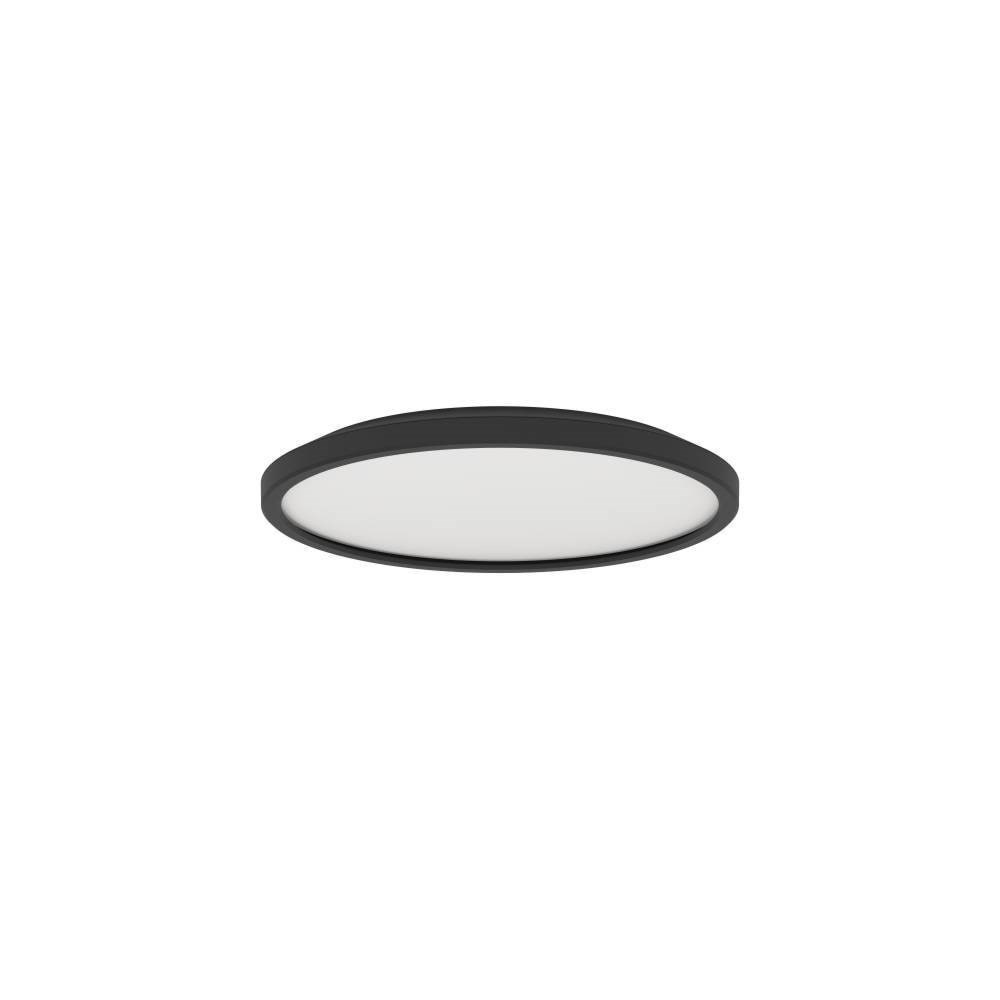 EGLO TESTARA-E plafond Ø300 14,4W 1800lm 4000K, sort Lampe 74097