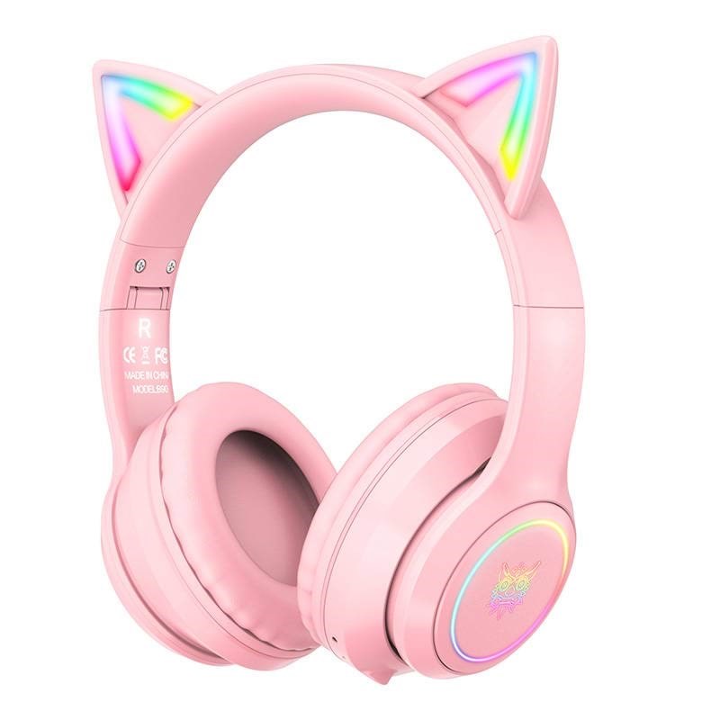ONIKUMA Gaming headphones B90 Pink Hovedtelefoner Og Headset Sort B90P