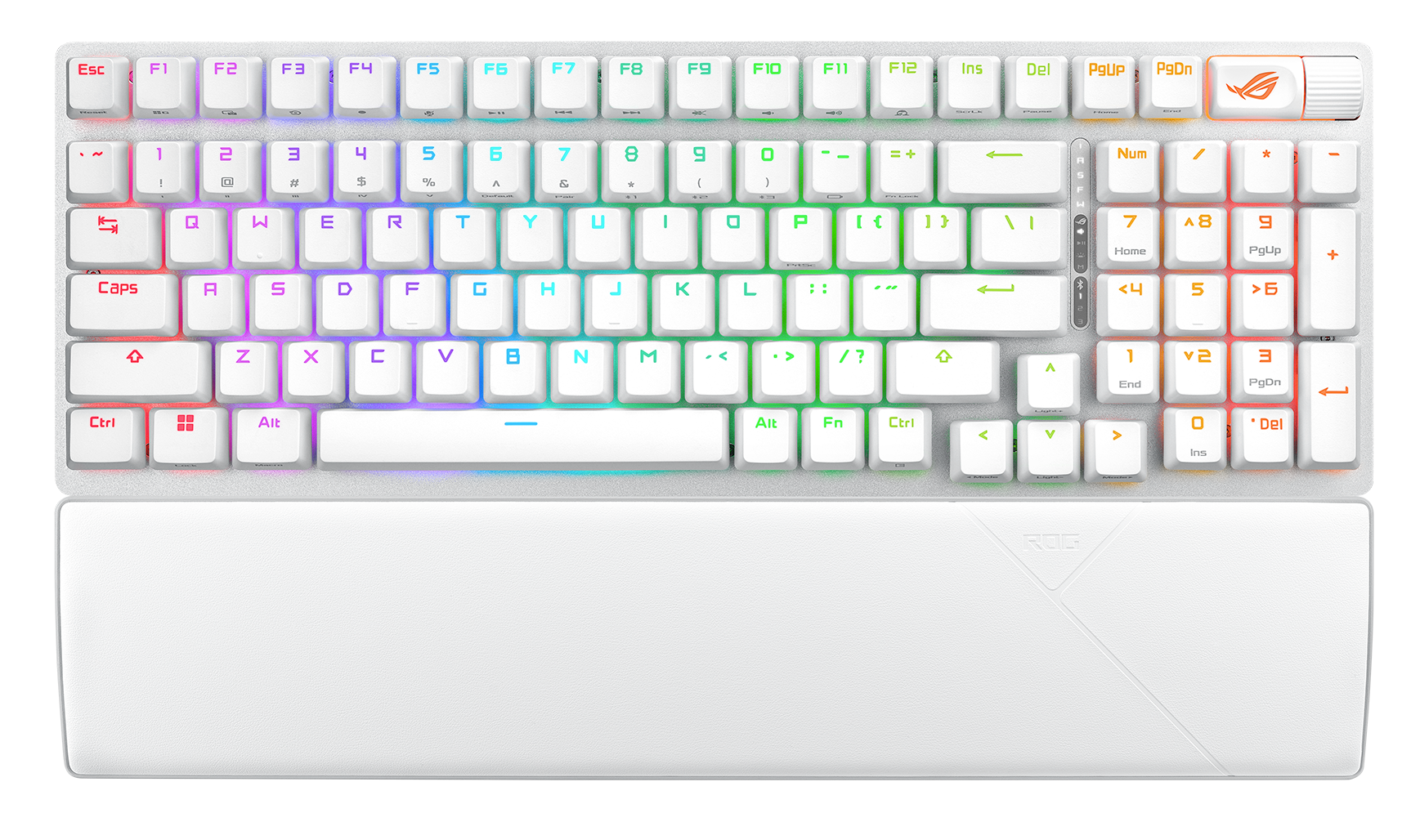 ASUS ROG Strix Scope II 96 Wireless - Gaming Tastatur - Nordisk - Hvid Tastatur 90MP037A-BKNA30