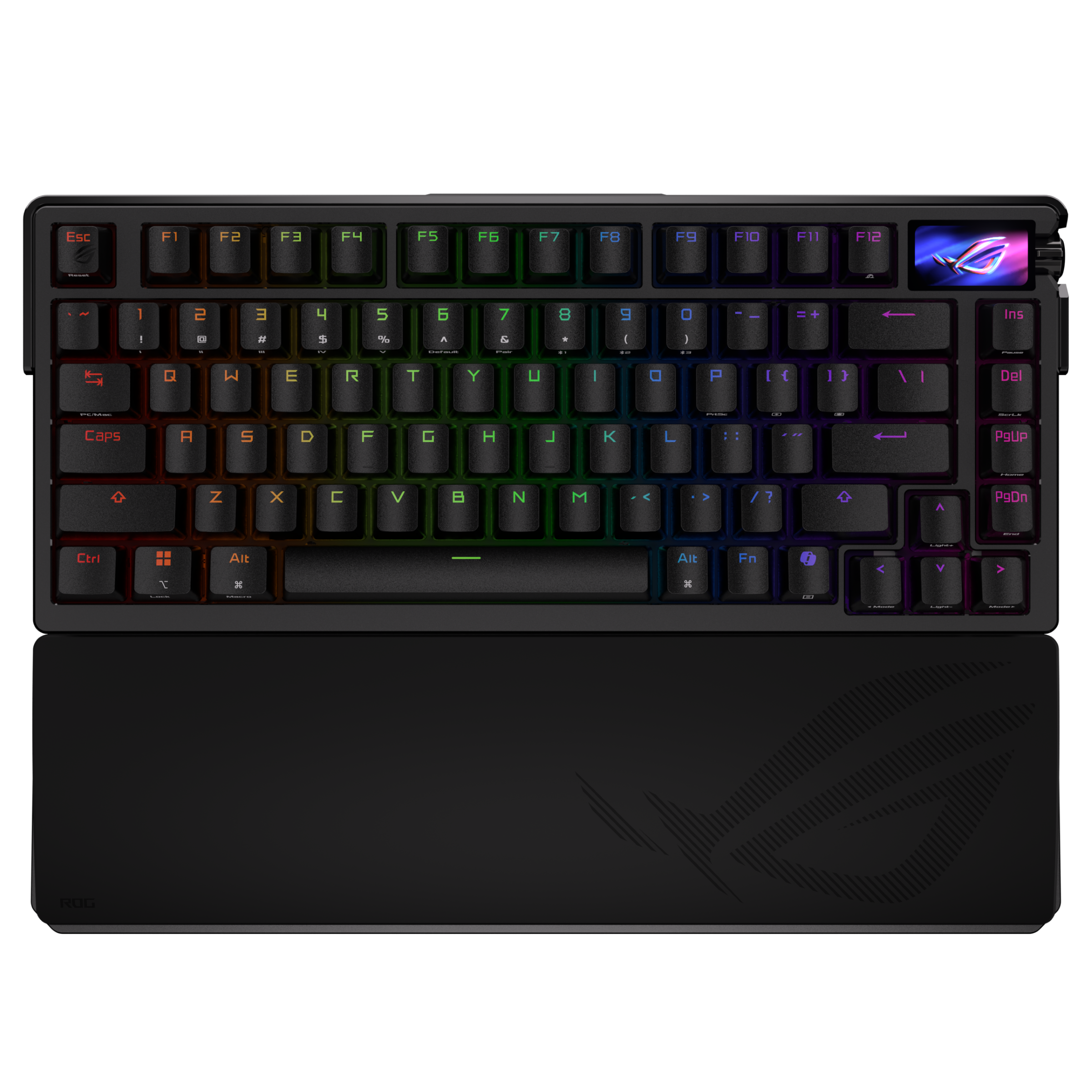 ASUS ROG Azoth Extreme 75% - Wireless DIY Custom RGB - Gaming Tastatur - Uden Numpad - Nordisk - Sort Tastatur 90MP03MA-BKNA01
