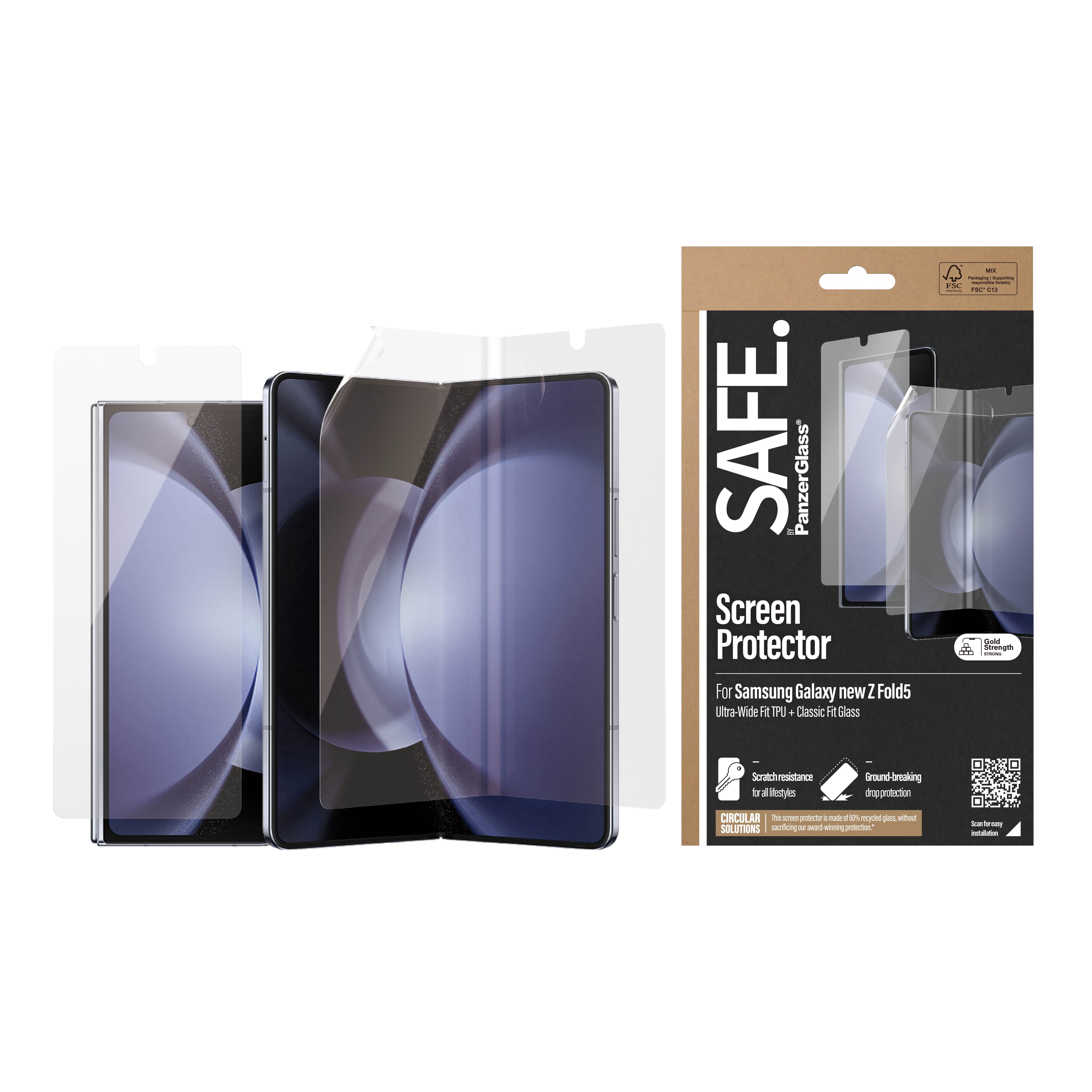 SAFE by PanzerGlass Screen Protector Samsung Galaxy Z Fold6 | Glass & Film