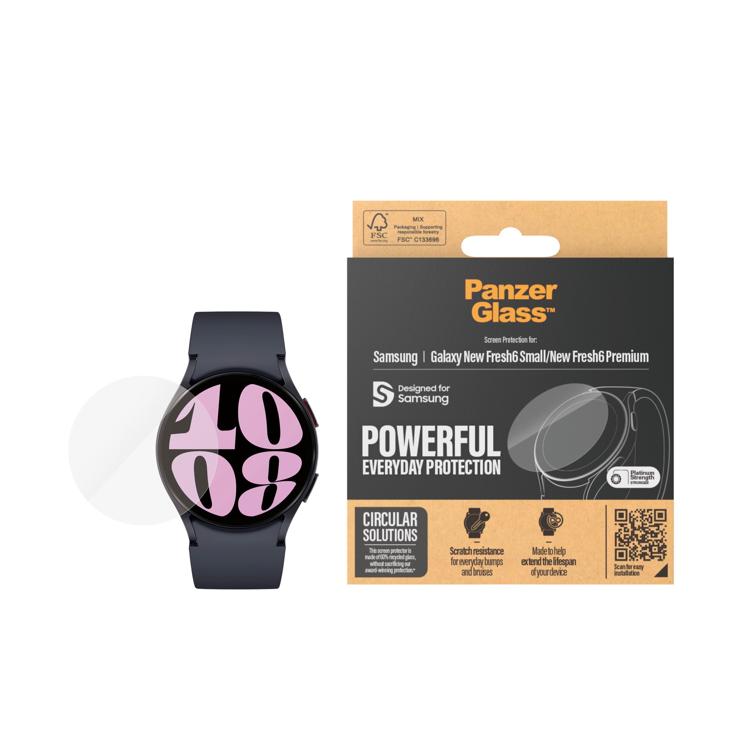PanzerGlass Screen Protector Samsung Galaxy Watch8 40mm | Watch Ultra 47mm | Watch7 40mm
