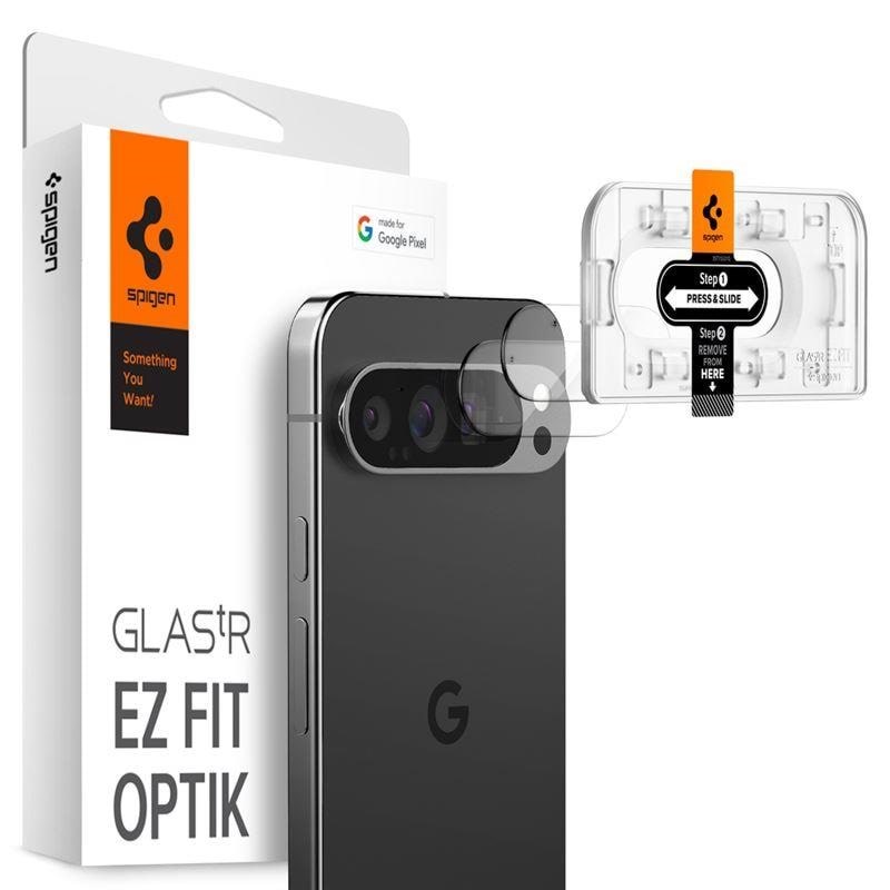 Spigen Glass tR EZ Fit Optik 2 Pack - crystal clear - Google Pixel 9 Pro