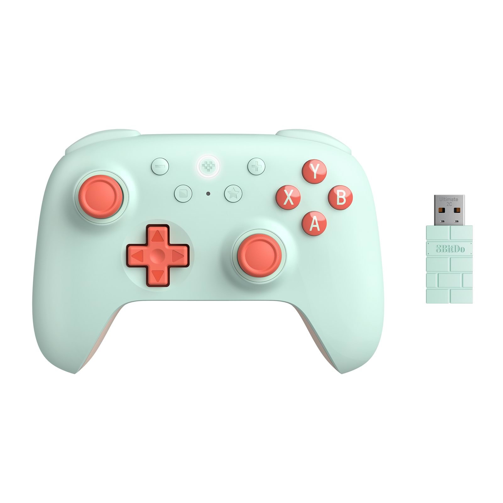 8BitDo Ultimate 2C 2.4G - Hall Effect - PC - Mint - Wireless Controller - Android