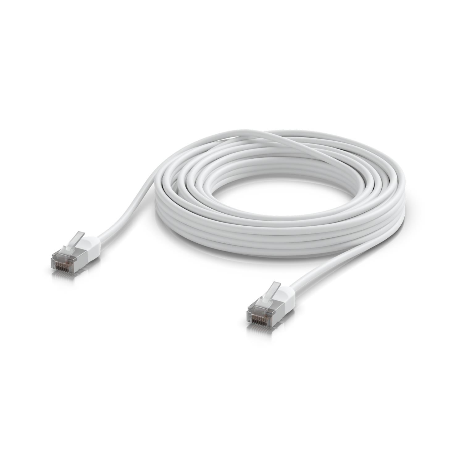 Ubiquiti UniFi Premium Patch Cable Outdoor White 8M - Hvid - 8m Netværkskabel UACC-Cable-Patch-Outdoor-C6A-8M-W